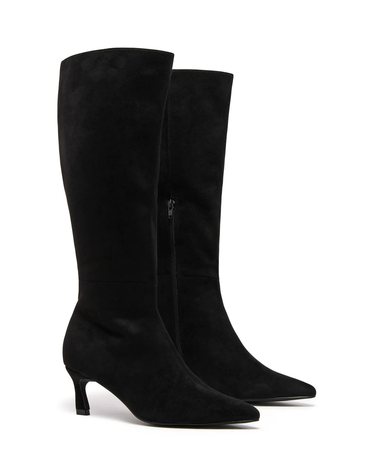 Therapy Dove Black Microsuede