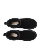 Australian Shepherd UGG Thick Bottom Ronnie - Black