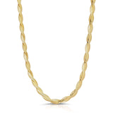 Liv Oliver 18K Gold Woven Goddess Necklace