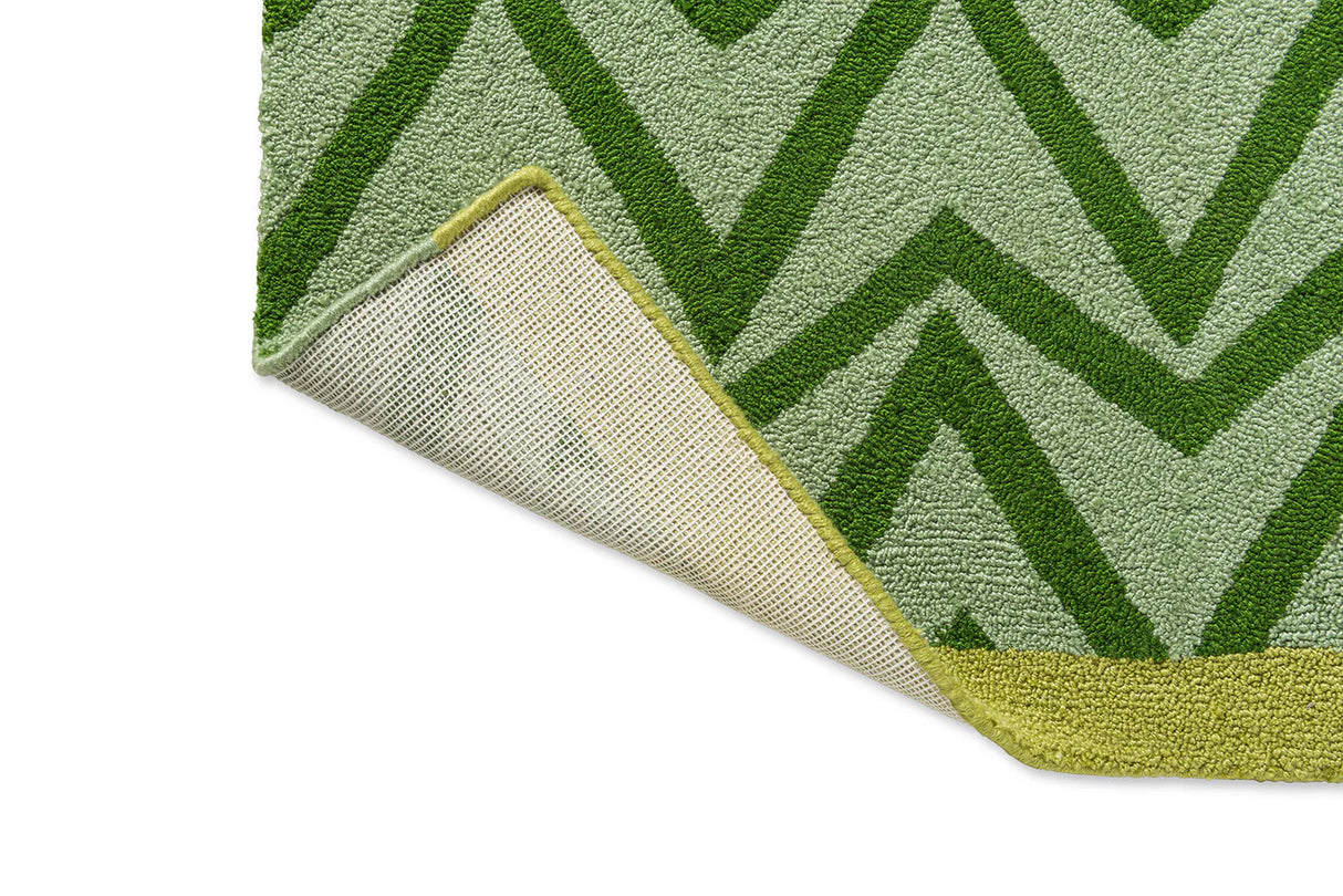 Scion Dhurrie Green 426307 Outdoor Rug