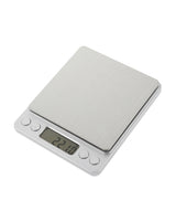 500G Stainless Steel Electronic Scale Clear Tray 0.01G Graduation Backlit Lcd Compact