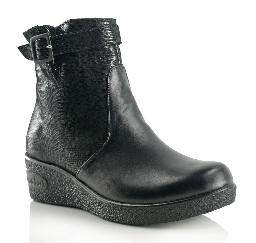 Bosccolo Womens Boots Iga Viper/Lico - Black