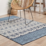 Seaside 3333 White Blue Rug