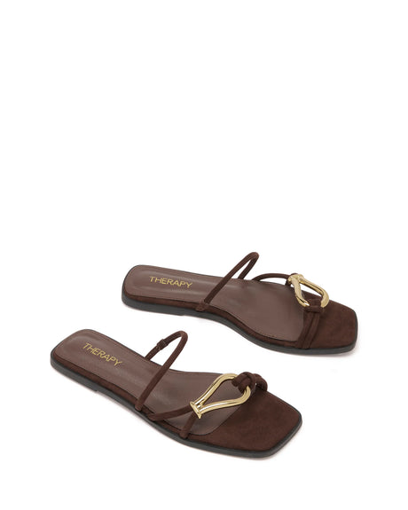 Therapy Gem Chocolate Faux Suede