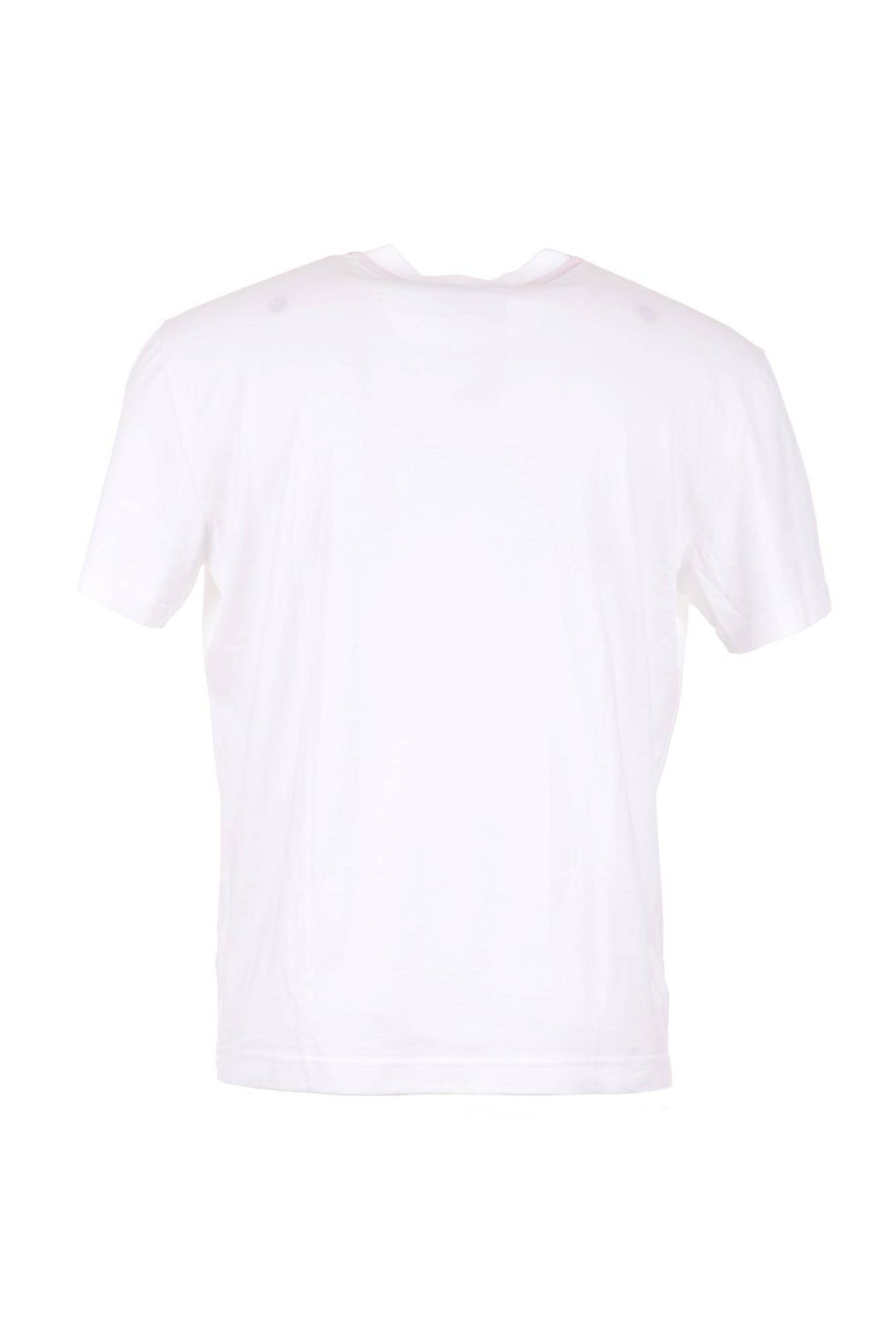 Dolce & Gabbana Men Carretto Patch Mix Short Sleeve T-shirt