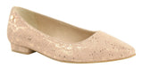 Bosccolo Womens Ballerina - Silver Plated Pale Pink
