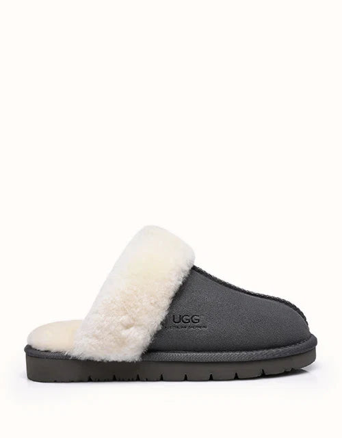 Muffin Slipper in Grey