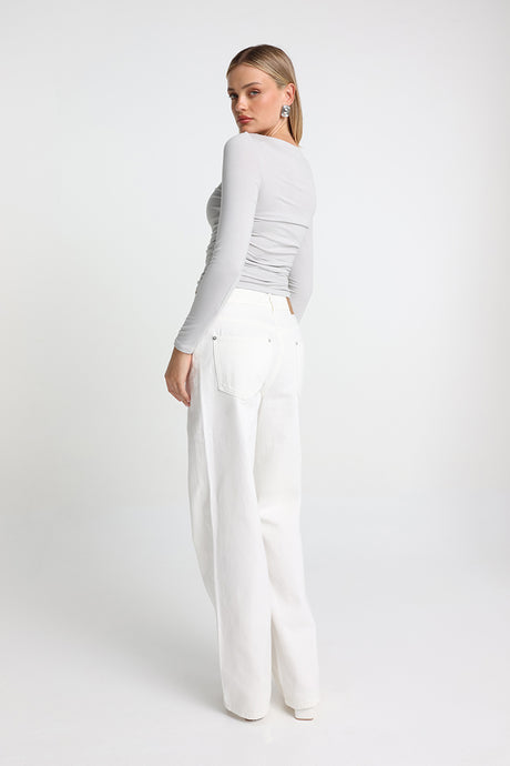 Madison The Label Lucca Top - Grey