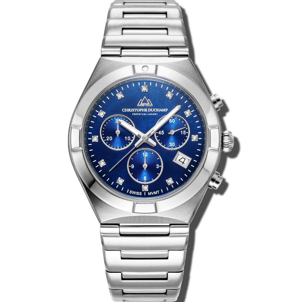 Christophe Duchamp D'orsay - Blue Dial & 316L Stainless Steel Strap