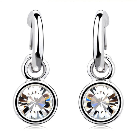 Boxed Necklace and Earrings Set Embellished with SWAROVSKI® Crystals