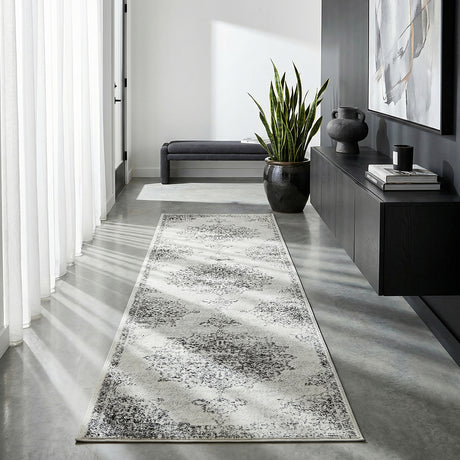 Chrome Rita Silver Runner Rug