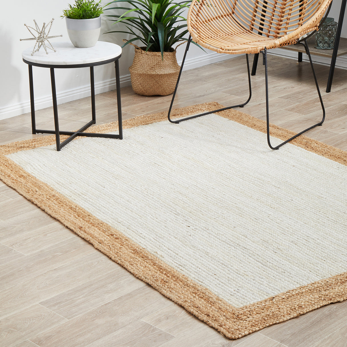 Noosa 333 White Natural Rug