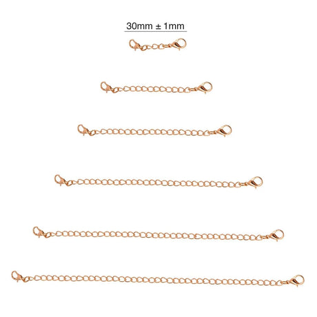 Obsession Necklace Extender Encased in 18k Rose Gold