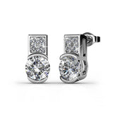 Krystal Couture Intricate Glam Drop Earrings Embellished with SWAROVSKI Crystals