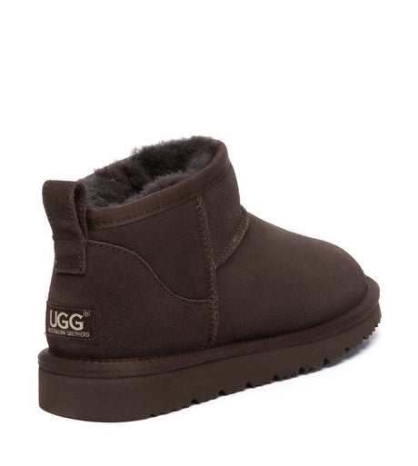 Julia Cow Suede Boots in Chocolate