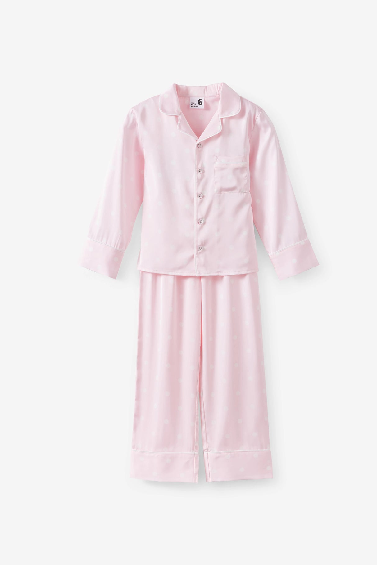 Cotton On Kids Lullaluxe Long Sleeve Pj Set - Tea Party Pink/Aria Spot