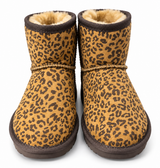 Australian Leather Ugg Classic Short Leopard Full Print - Chestnut - AU5