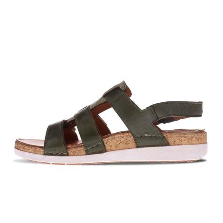 Revere Santorini Gladiator Sandal - Khaki