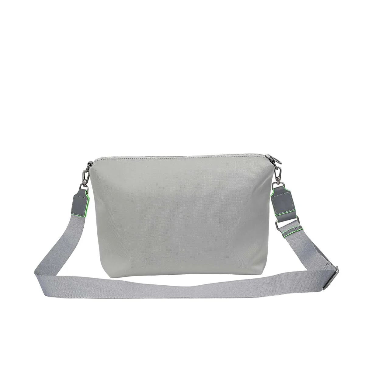 BAMEI Large Water-Resistant Nylon Tote Bag 2-in-1 Set - Grey