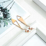 Bullion Gold Bullion Gold Zircon Mismatch Earrings
