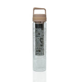 Glass is Greener + carry cover - 750 ml - Coffee Cold Brew Bottle - South Golden  print