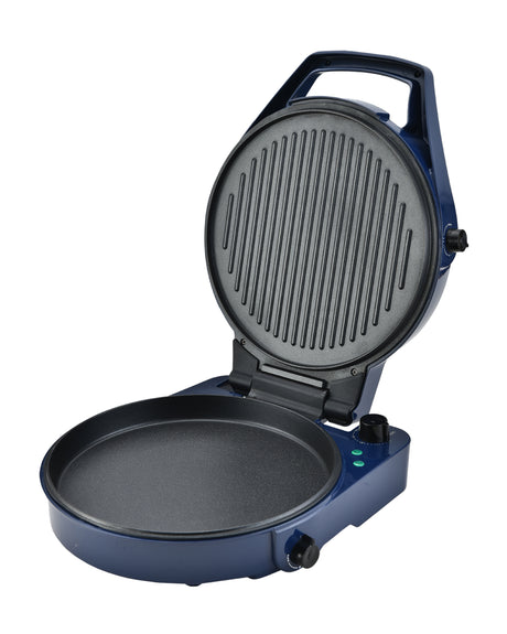 TODO 1800W Electric Pizza Maker Pizza Oven Dual Temperature Control Flat Grill - Blue