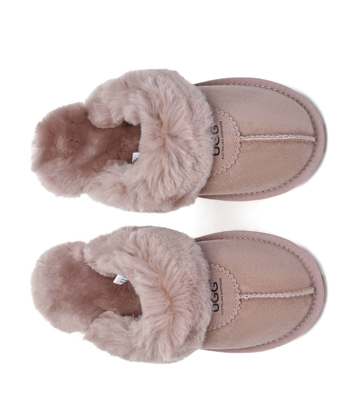 Australian Shepherd UGG Waffle Slipper - Dawn Pink