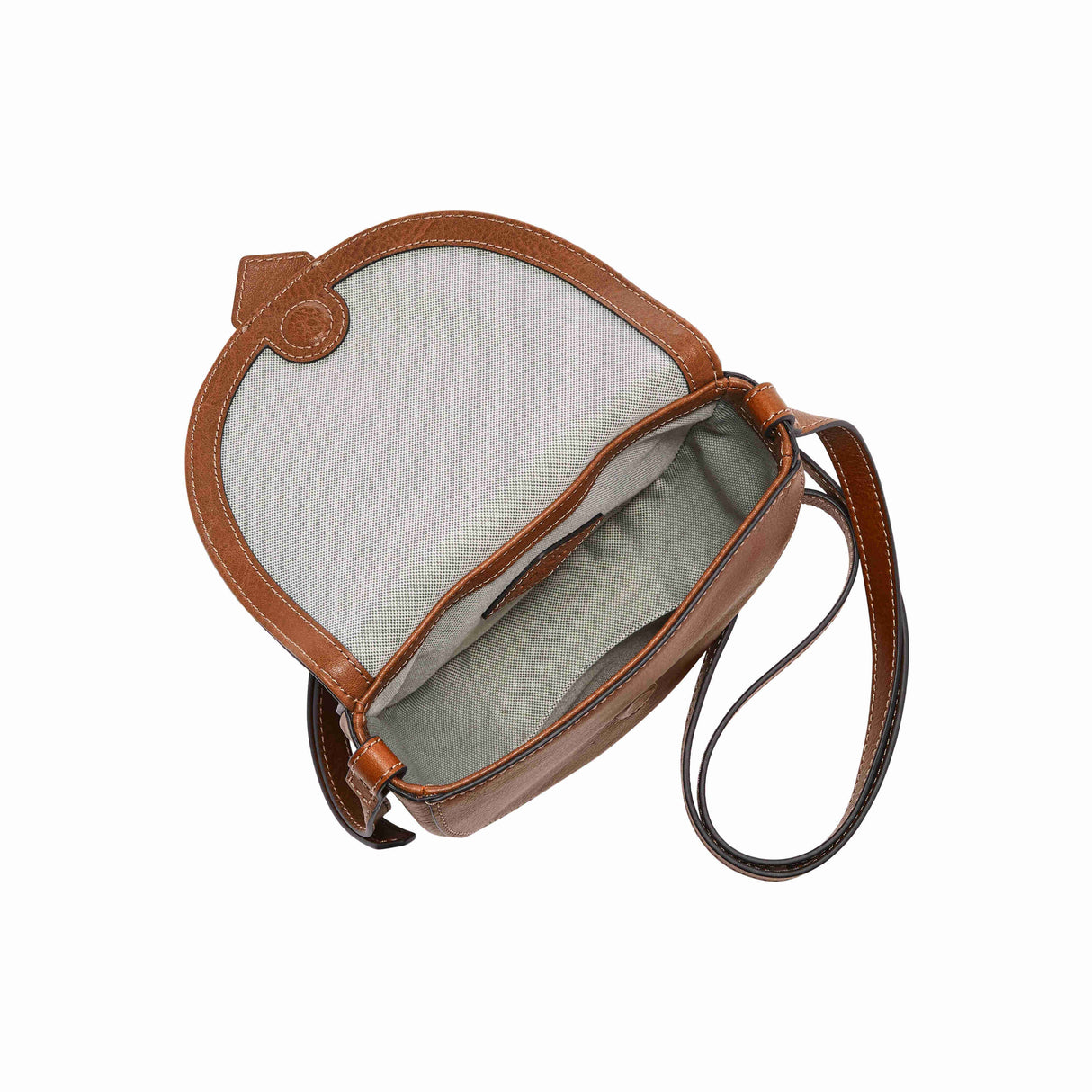 Fossil Harwell Brown Crossbody Bag