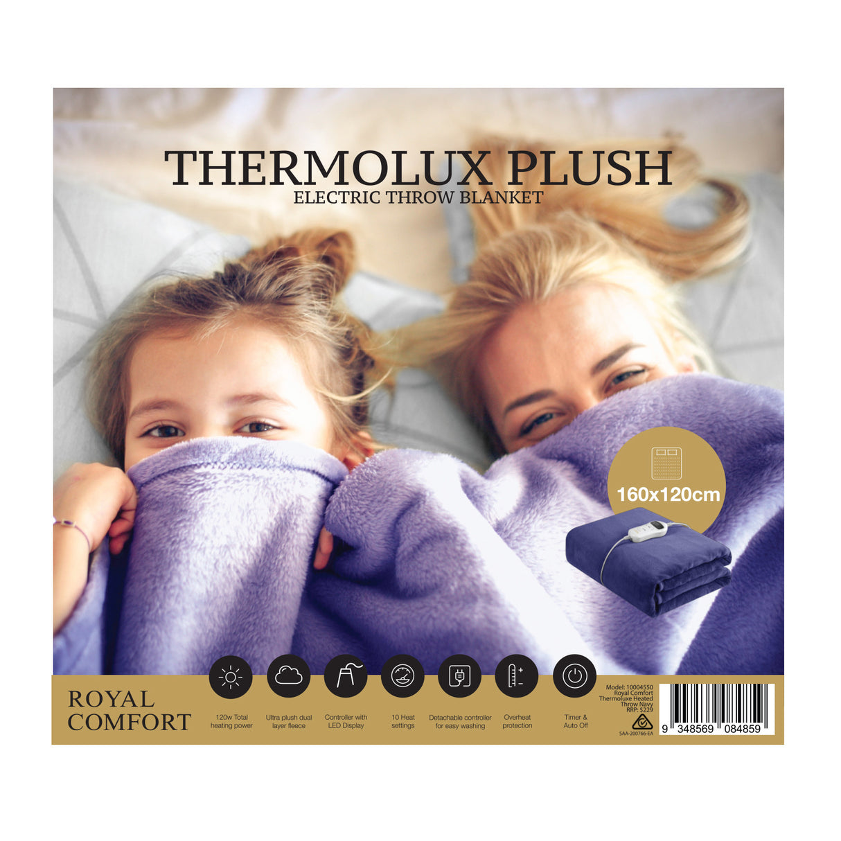 Royal Comfort Thermolux Elite Multi Zone Electric Blanket