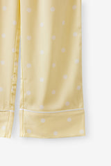 Cotton On Kids Lullaluxe Long Sleeve Pj Set - Baby Yellow/Aria Spot
