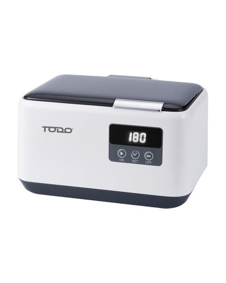 TODO Ultrasonic Cleaner Sonic Wave Jewellery Cleaner Blue LED 600ml Stainless Steel Tank 5 Mode
