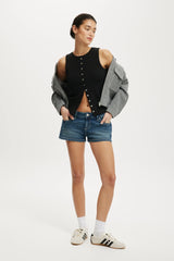 Cotton On Women's Bailey Button Detail Vest - Black