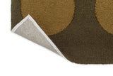 Brink & Campman Habitat Festival Dots Olive Green 495817 Outdoor Rug