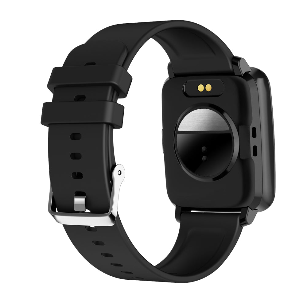 Bluetooth Smart Watch Temperature Monitor Thermometer Heart Rate Blood Pressure - Black