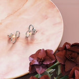 Solid 925 Sterling Silver Infinite Glory Studs Earrings