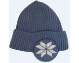 Cherry Red Ear Muff Beanie - Brown