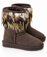 Australian Leather Ugg Classic Feather - Chocolate - AU7