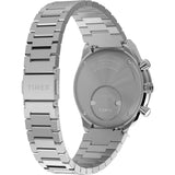 Timex Men’s Q Timex Chronograph Silver & Blue