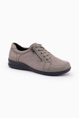 Klouds Jaslyn Taupe Print Stretch