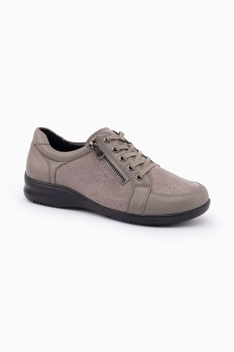 Klouds Jaslyn Taupe Print Stretch