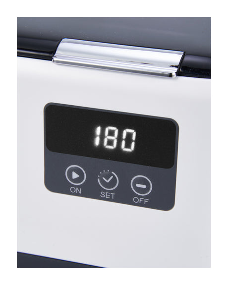 TODO Ultrasonic Cleaner Sonic Wave Jewellery Cleaner Blue LED 600ml Stainless Steel Tank 5 Mode