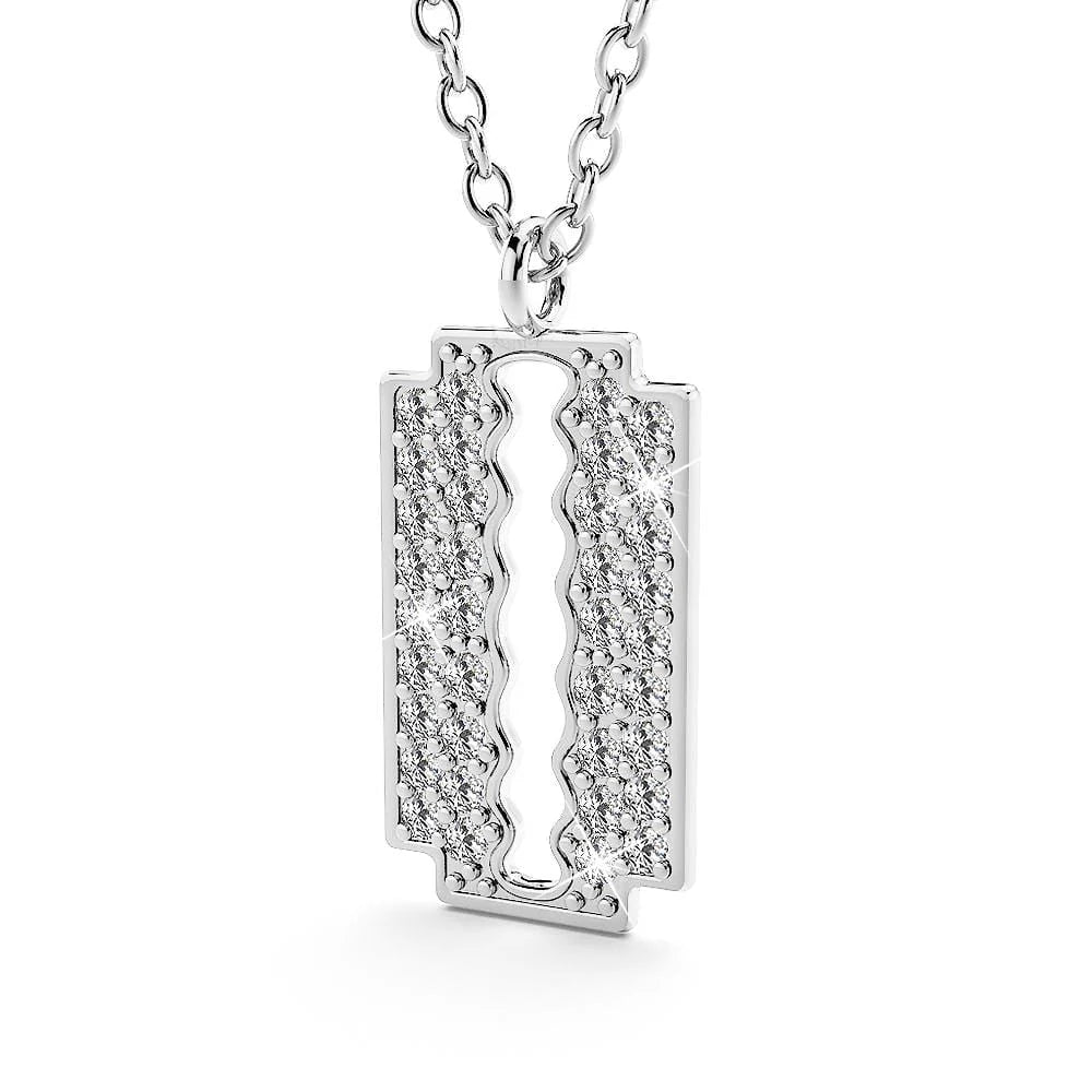 Krystal Couture Glittery Blade Necklace