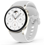 Bluetooth Smart Watch 1.43" Touch Screen Call Heart Rate Blood Pressure BT 5.3 - White