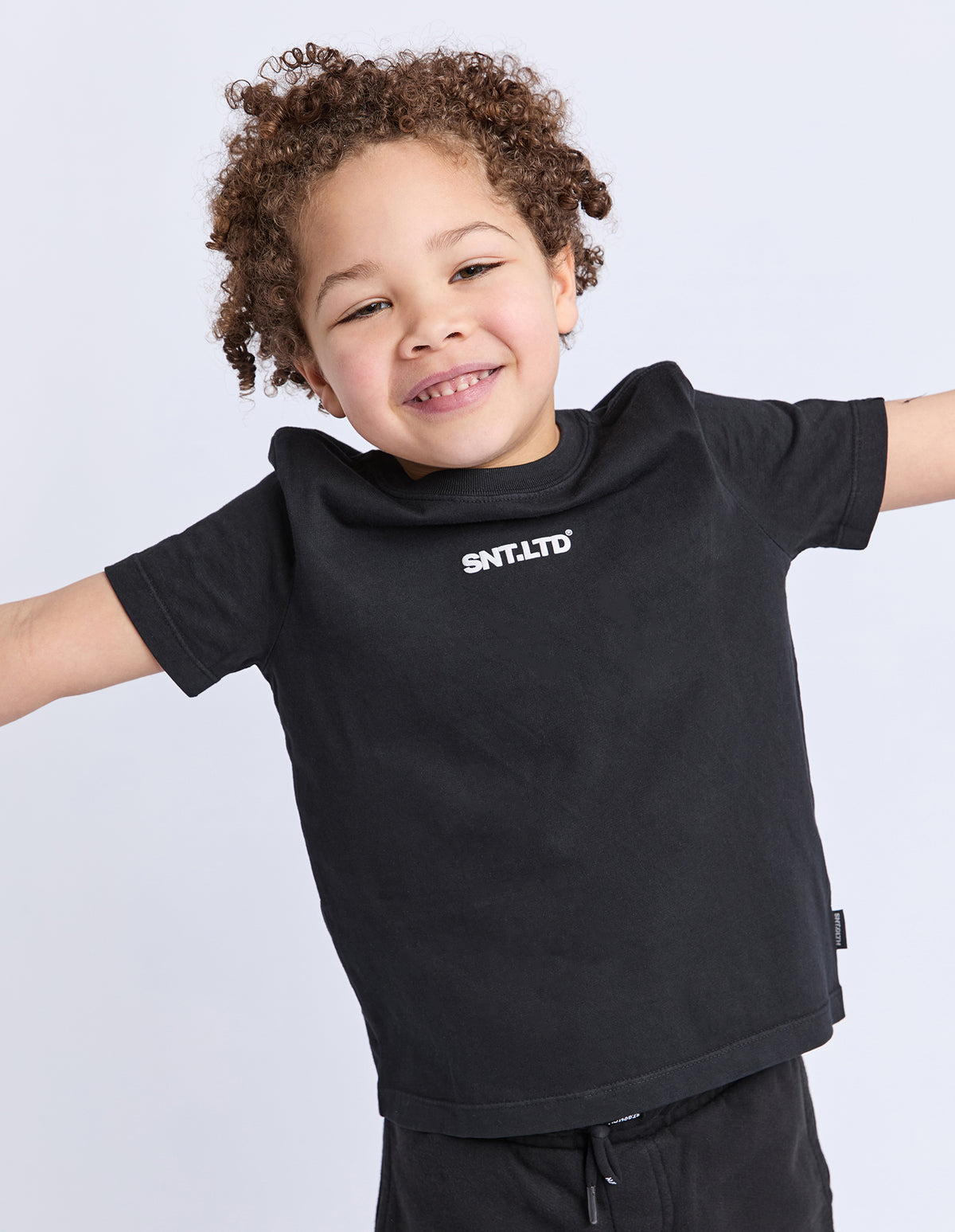 St Goliath Boys Podium Tee - Washed Black
