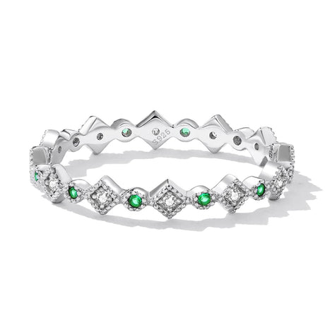 Solid 925 Sterling Silver Diamond Cut Duchess Slim Ring