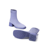 Stretch Knit Sock Boots - Lavender