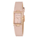 Ted Baker Womens Lileey Rose Gold-Tone Nude Pink Leather Watch
