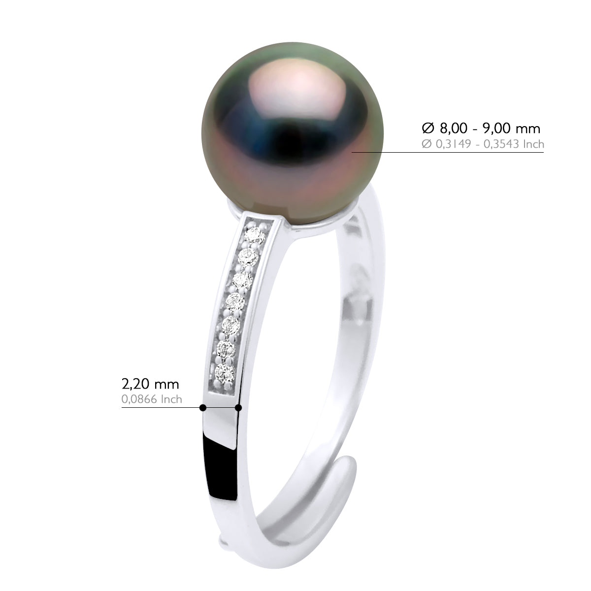 Ring Jewelry - Ring Size adjustable - from Size 48 to Size 62 (France) - see enclosed Sizer