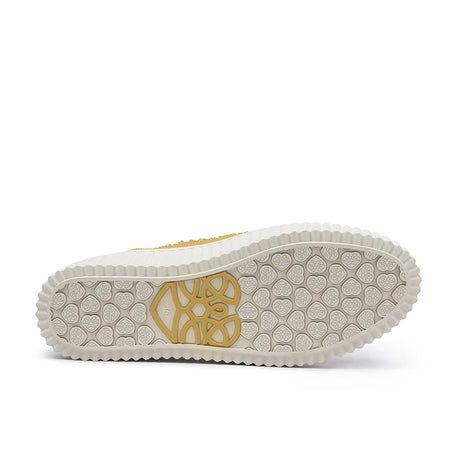 Chunky Platform Knit Sneakers - Yellow