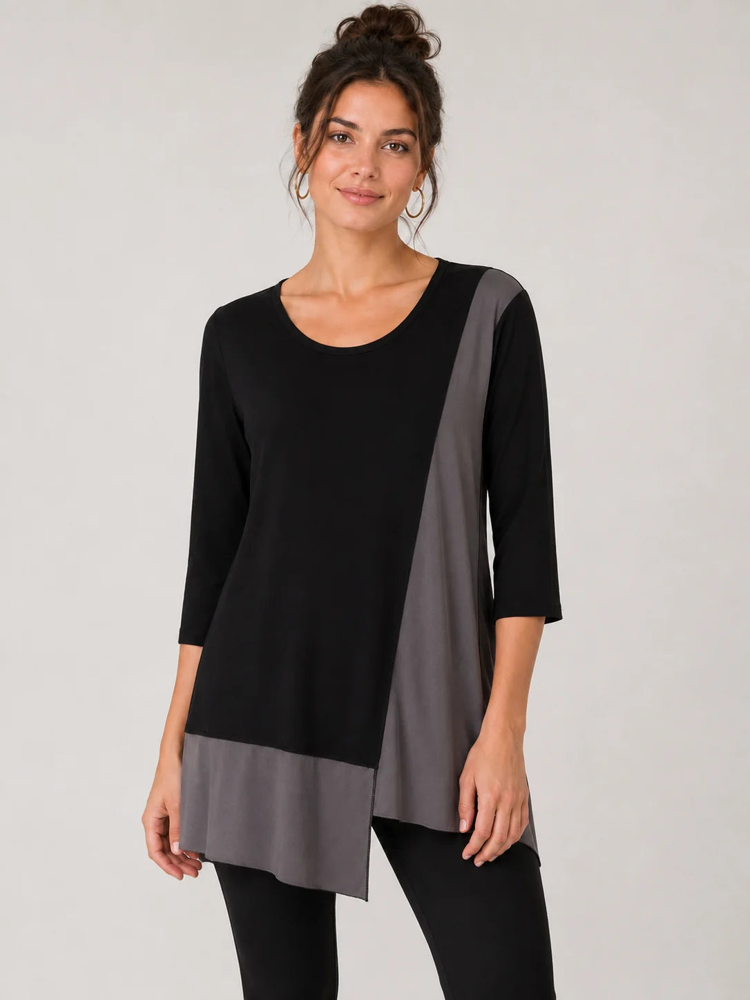 Worship Women's Colour Block Tunic - Taupe